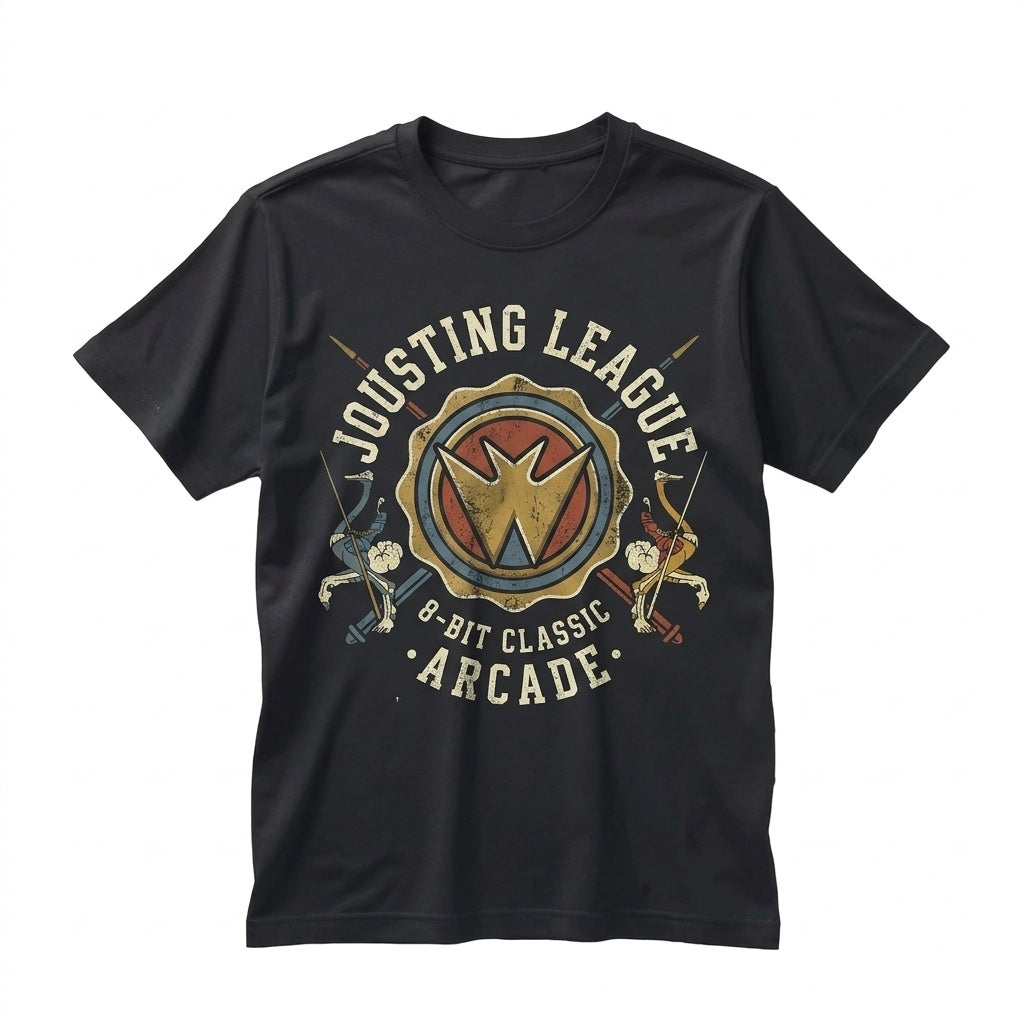 Joust Retro Arcade Video Game Graphic Unisex TShirt