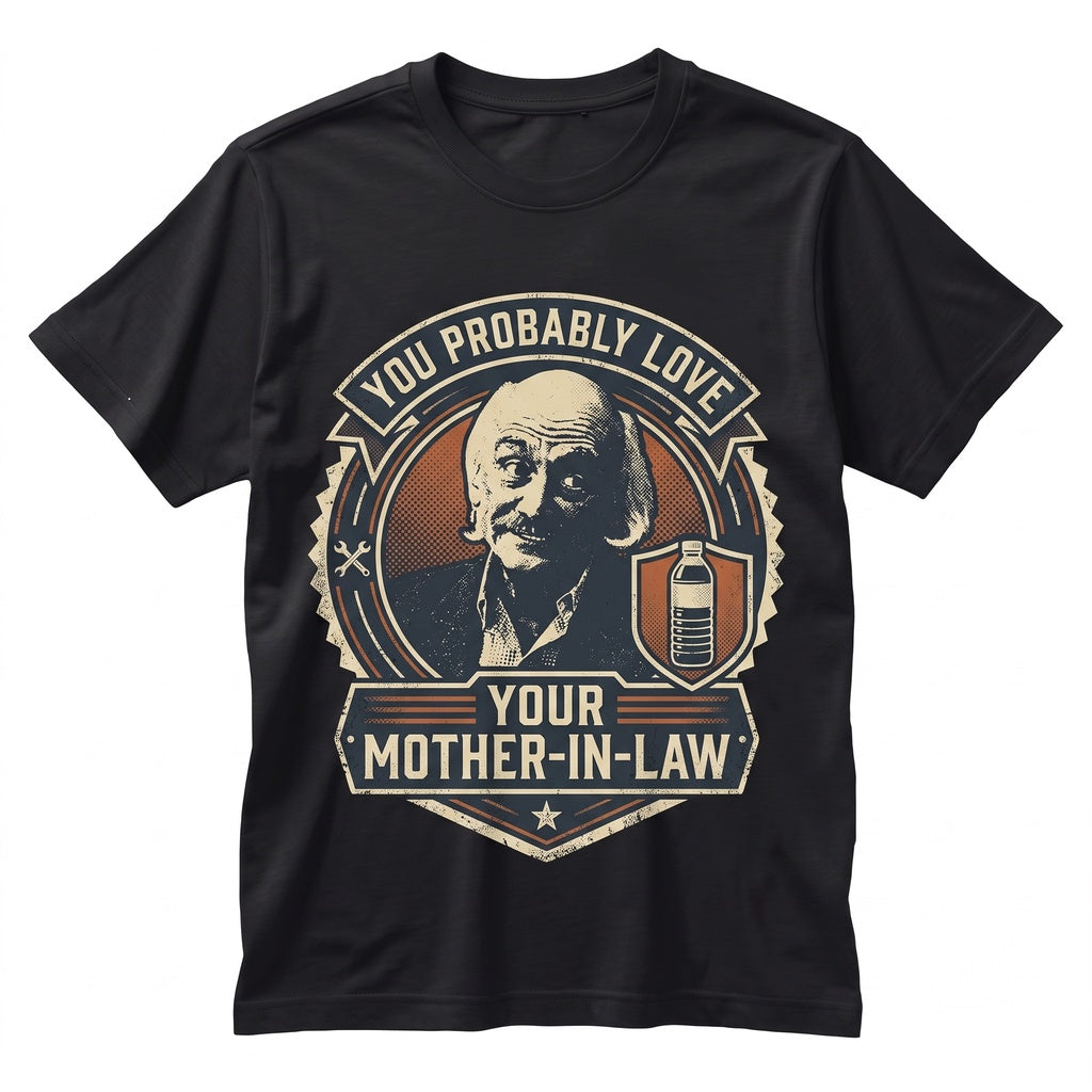 Funny Sketch Comedy Quote You Probably Love Your Mother In Law Graphic Cotton Unisex TShirt