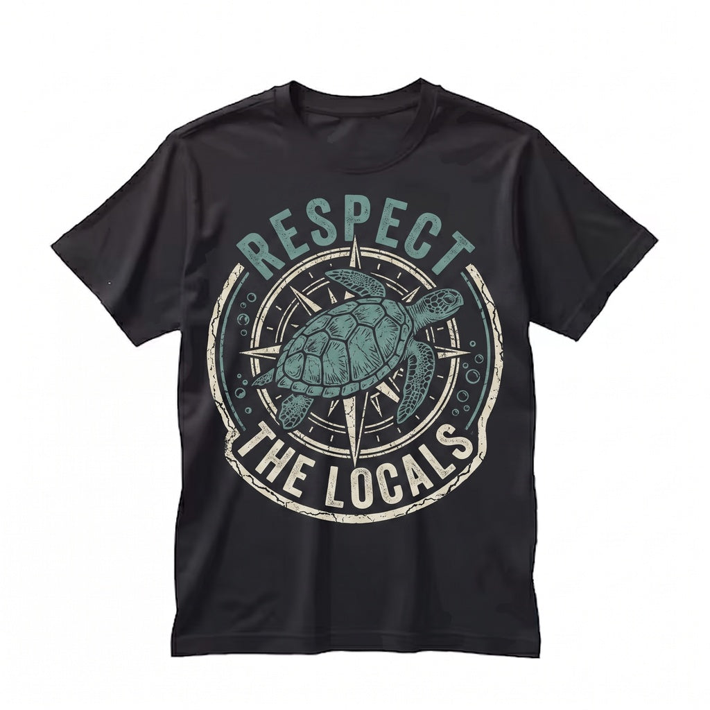 Vintage Sea Turtle Graphic Gift for Ocean Lovers Beach Nature Adventure Unisex TShirt