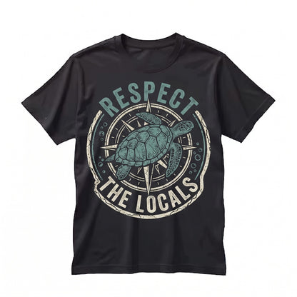 Vintage Sea Turtle Graphic Gift for Ocean Lovers Beach Nature Adventure Unisex TShirt