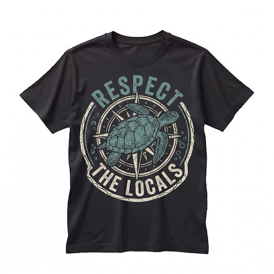 Vintage Sea Turtle Graphic Gift for Ocean Lovers Beach Nature Adventure Unisex TShirt
