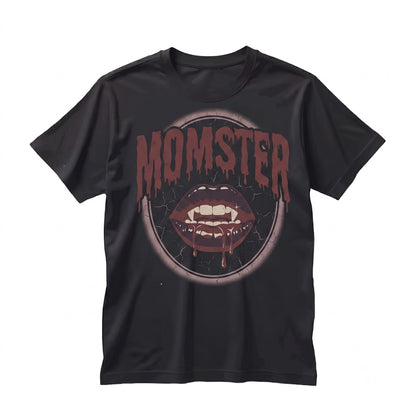 Momster Funny Halloween Spooky Mom Graphic Novelty Top Unisex TShirt