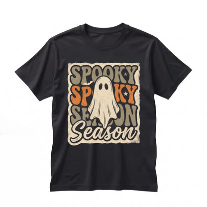 Vintage Checkered Girly Spooky Season Long Sleeve Halloween Gift Unisex TShirt