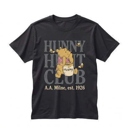 Winnie The Pooh Bear Hunny Pot Bees Theme Park Vacation Graphic Top Unisex TShirt