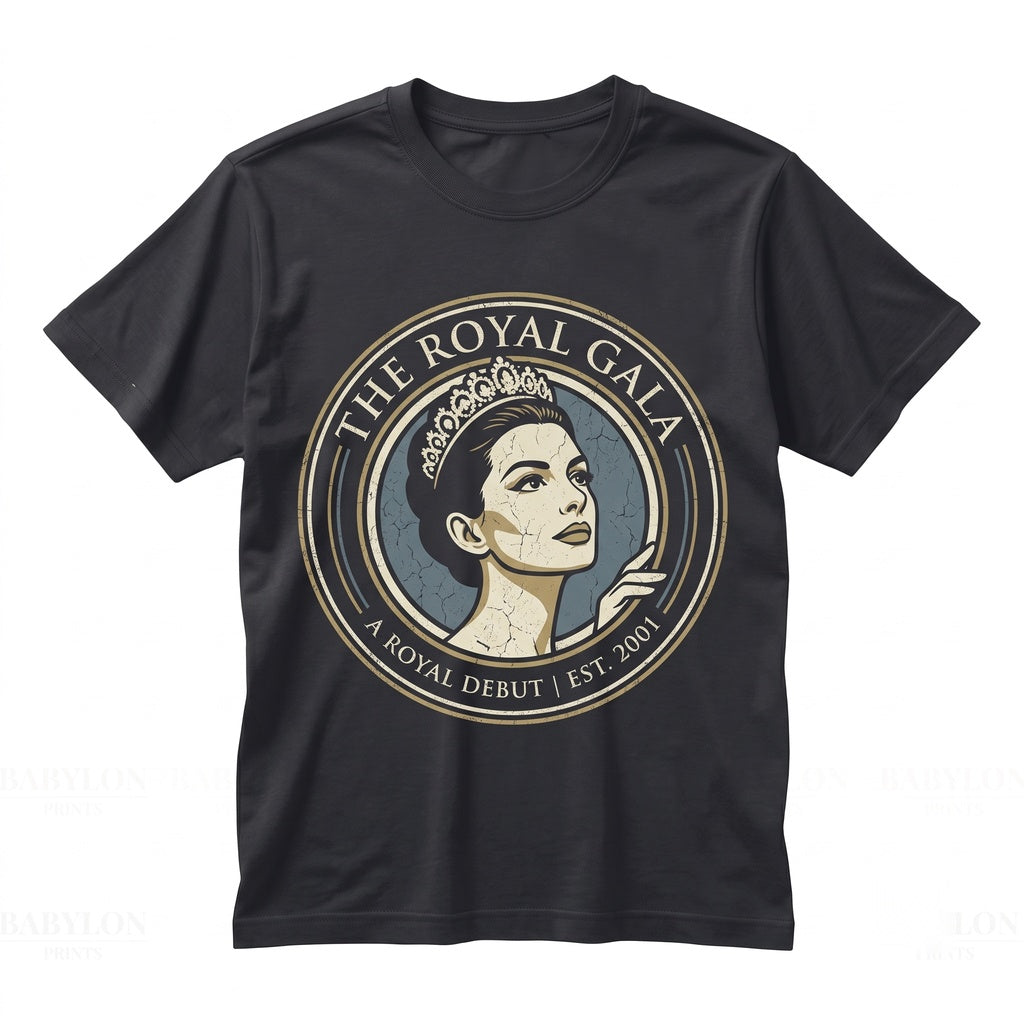 Vintage Genovia Royalty Graphic Anne Hathaway Retro Film Aesthetic Unisex TShirt