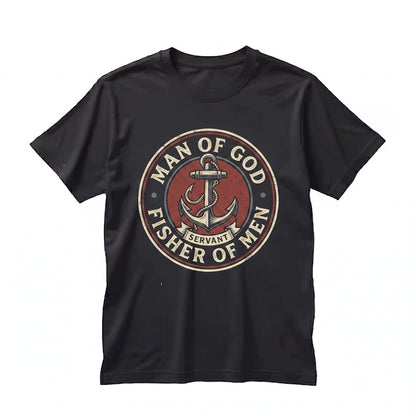 Man of God Christian Faith Religious Bible Verse Graphic Apparel Unisex TShirt