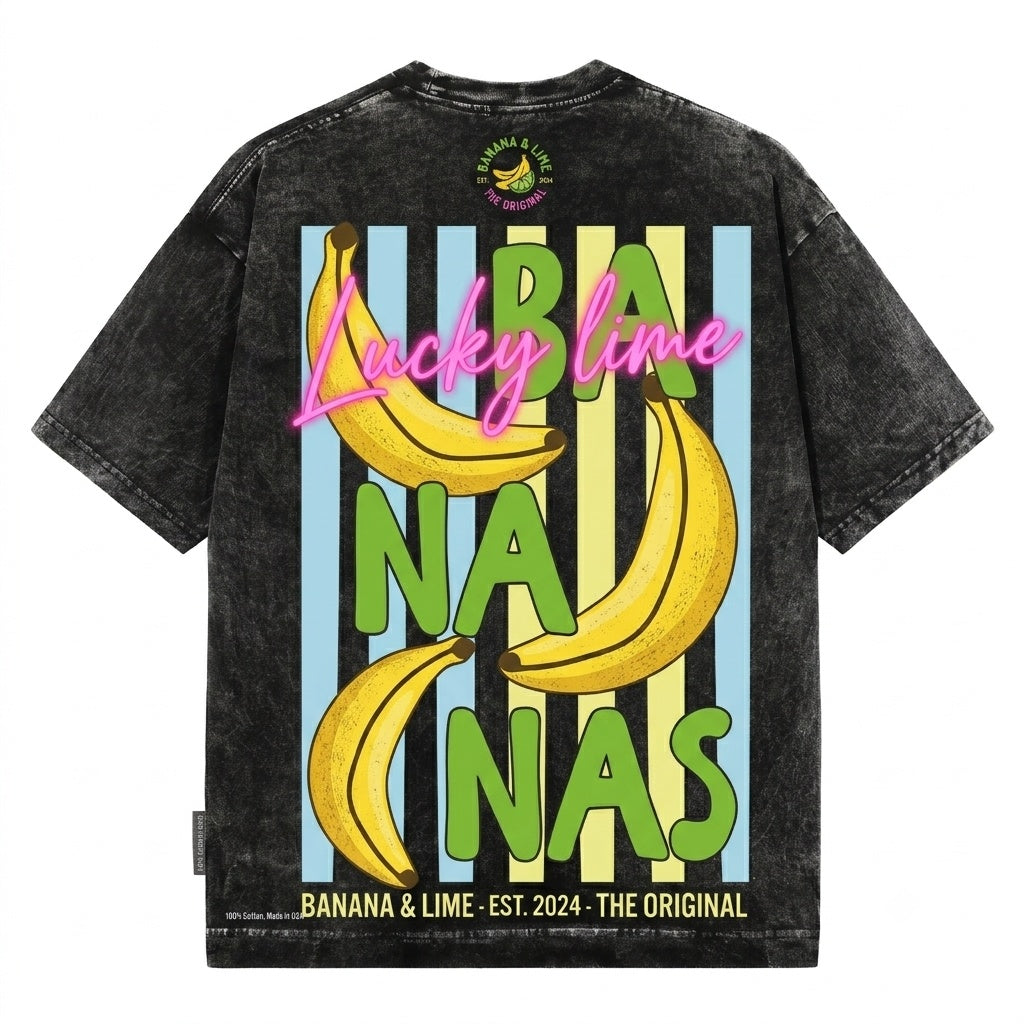 That’s Bananas Summer Fruit Food Pun Retro Graphic Top Unisex Wash T-Shirt