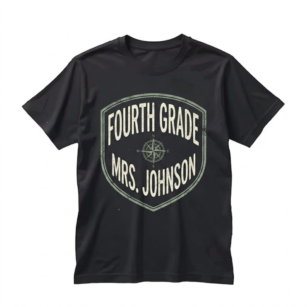 4th Grade Teacher Back to School Custom Appreciation Gift Unisex TShirt