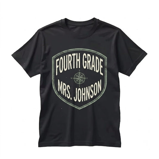 4th Grade Teacher Back to School Custom Appreciation Gift Unisex TShirt