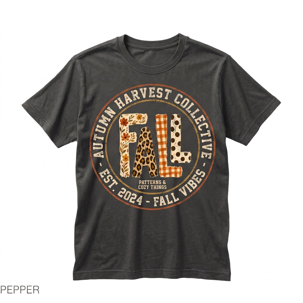 Autumn Vibes Trendy Graphic Apparel, Cozy Aesthetic Top, Women Men Unisex TShirt