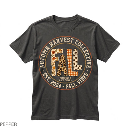 Autumn Vibes Trendy Graphic Apparel, Cozy Aesthetic Top, Women Men Unisex TShirt