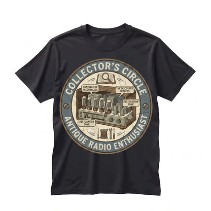 Vintage Distressed Electronics Hobby Radio Graphic Design Unisex TShirt