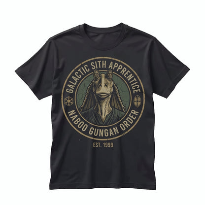 Dark Lord Gungan Parody Meme Vintage Sci Fi Movie Gag Humor Graphic Apparel Unisex TShirt