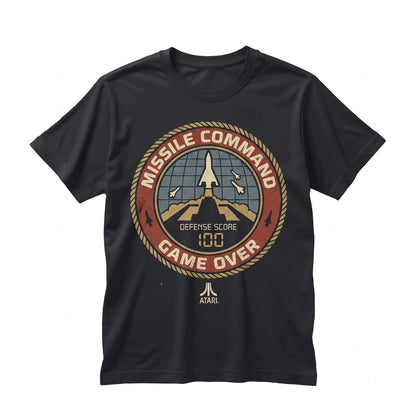 Retro Arcade 80s Video Game Graphic Missile Defense Vintage Gamer Unisex TShirt