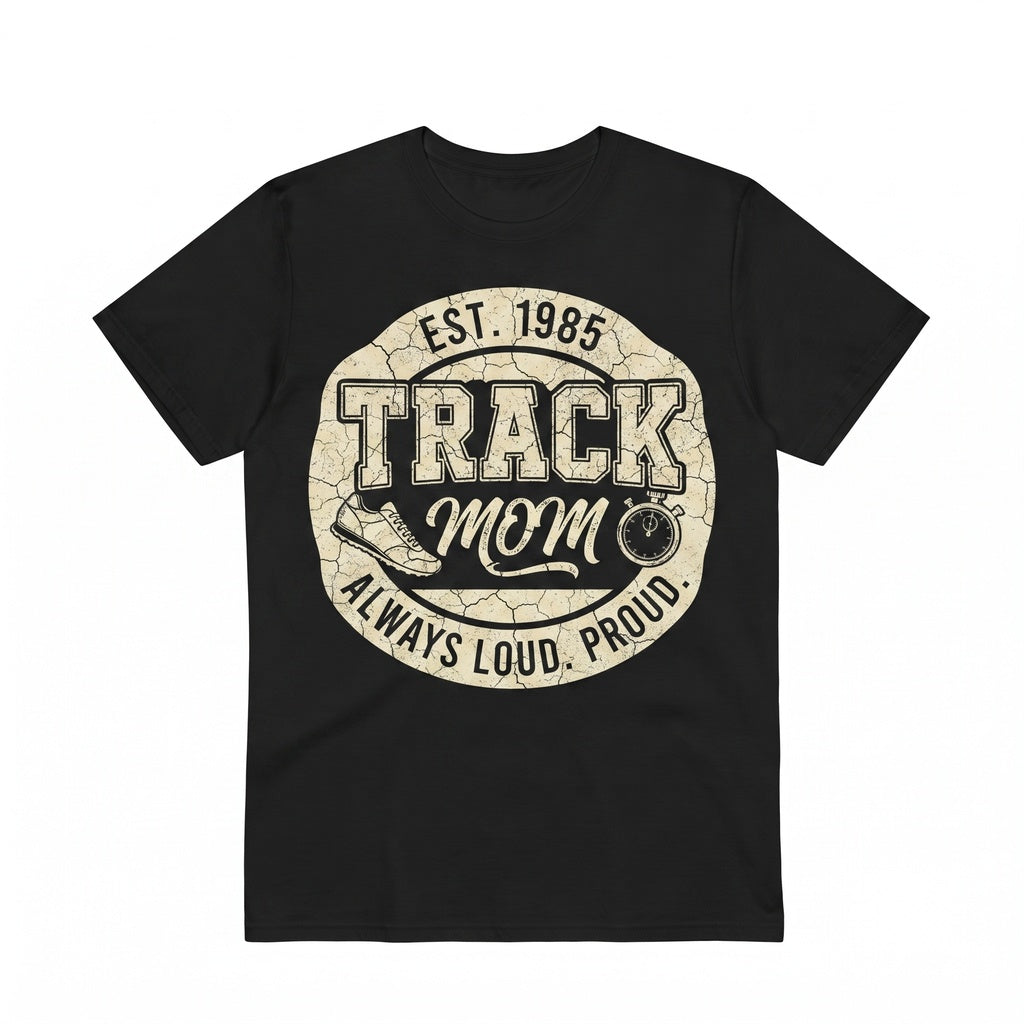 Track Mom Shirt Game Day Vibes Runner Mama Tee Unisex TShirt