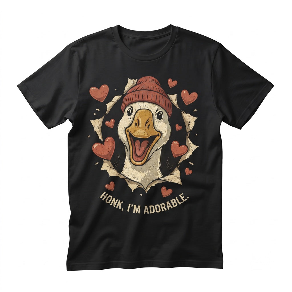 Cute Valentine Goose Shirt, Romantic Goose Tee, XoXo Be Mine shirt, Cute Goose Lover Tee, Valentines Day Gift - Cute Valentine