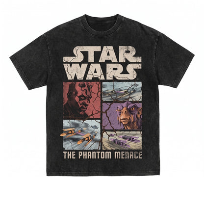 Oversized Anakin Podracing Boonta Eve Sci Fi Graphic Vintage Fan Apparel Unisex TShirt
