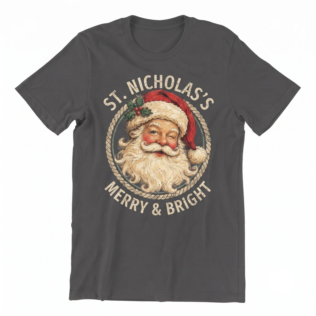 Vintage Retro Holiday Festive Apparel Unisex TShirt