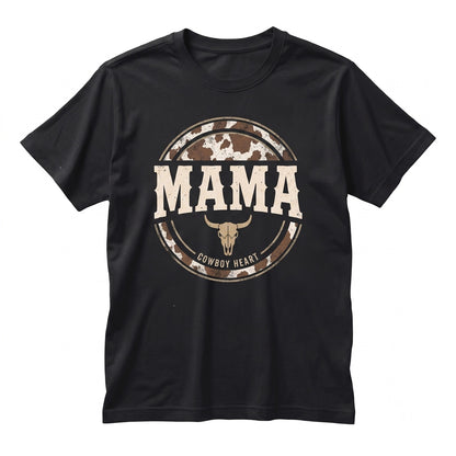 Mama Cow Print Western Country Varsity Retro Vintage Sweatshirt Crewneck Sweater Gift Unisex TShirt