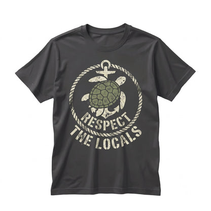 Vintage Sea Turtle Graphic Gift for Ocean Lovers Beach Nature Adventure Unisex TShirt