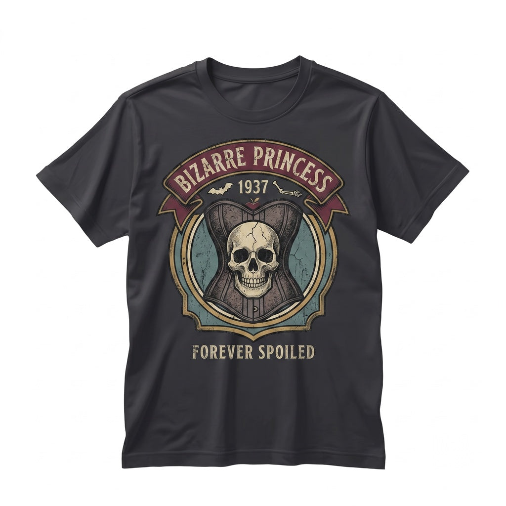 Vintage Poison Apple Double Sided Graphic Halloween Spooky Theme Park Vacation Gift for Women Unisex TShirt