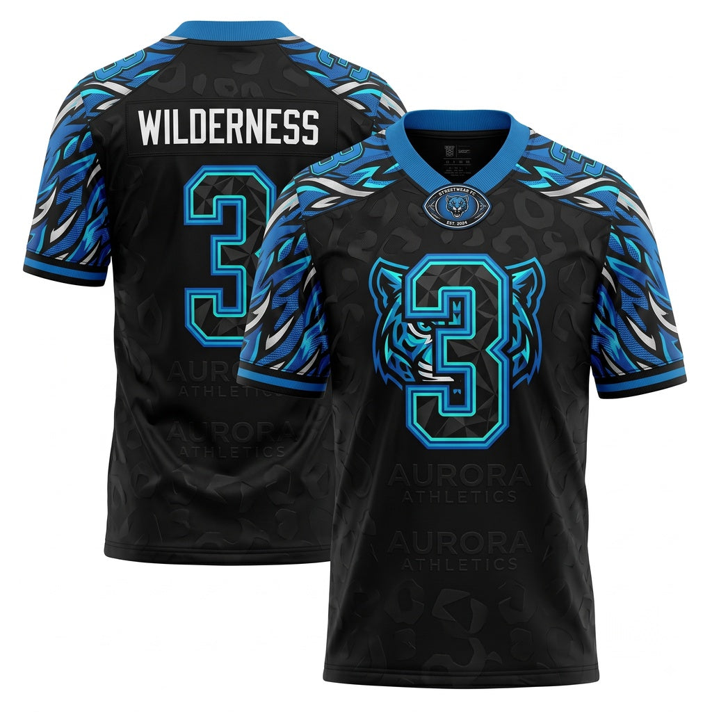 Unisex Breathable Mesh Football Fan Jersey - Stitched Lightweight Athletic Game Day Apparel