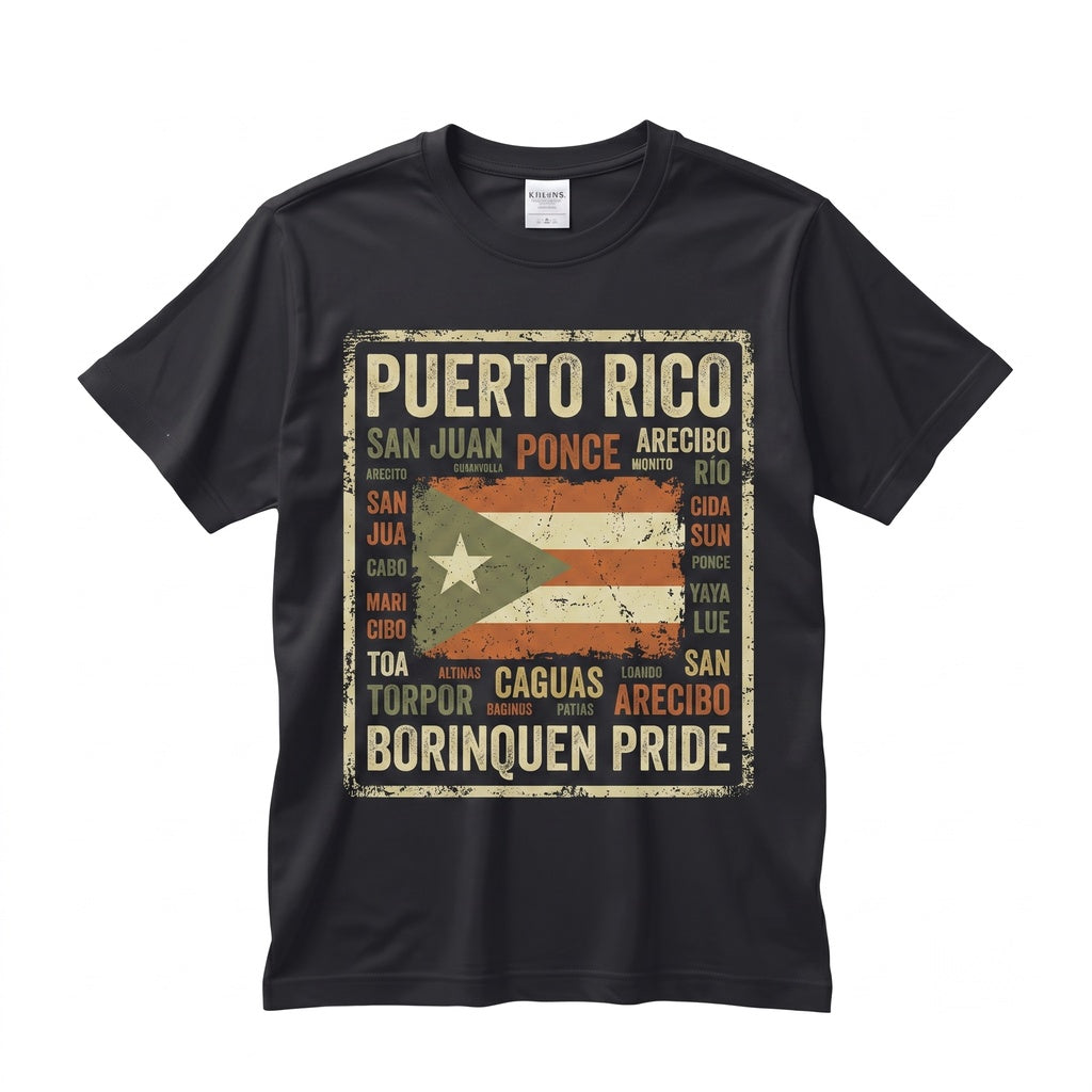 Puerto Rican Flag Heritage Raised Roots Travel Lover Gift Unisex TShirt