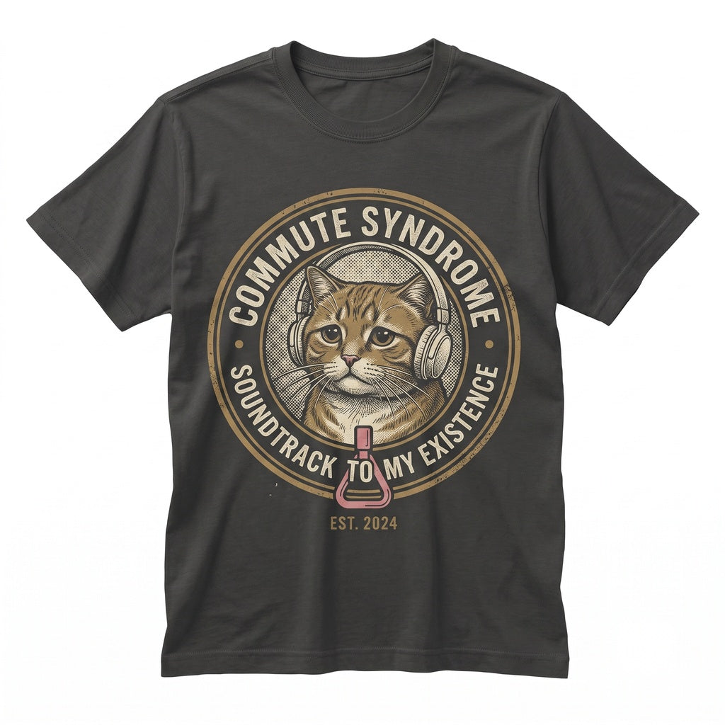 Subway Cat Meme Funny Gen Z Joke Stupid Brainrot Kitten Lover Graphic Top Apparel Unisex TShirt