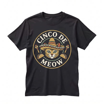 Cinco de Meow Funny Mexican Fiesta Drinko Mayo Party Gift Graphic Unisex TShirt