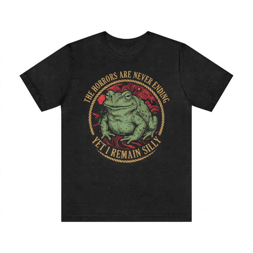 Vintage Japanese Frog Graphic Retro Horror Aesthetic Graphic Apparel Unisex TShirt
