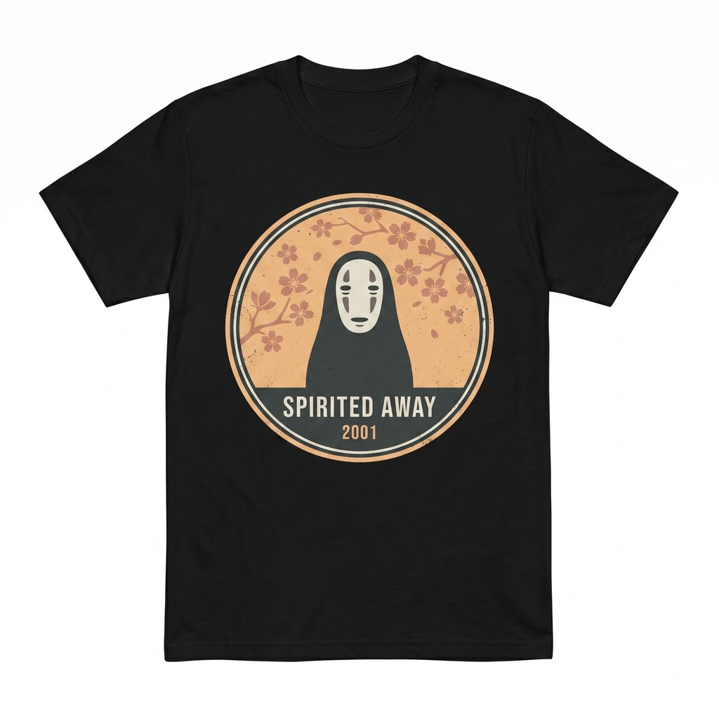 Retro Japanese Anime Movie No Face Graphic Art Unisex TShirt