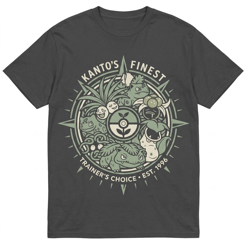 Bulbasaur Venusaur Botanical Grass Starter Anime Vintage Wash Sleeveless Gamer Graphic Gift Unisex TShirt