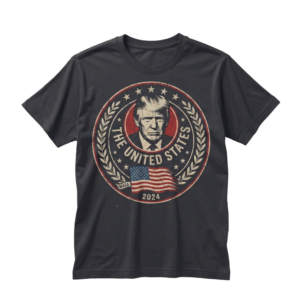 Donald Trump Patriotic American Flag Political Campaign Graphic Top Unisex TShirt