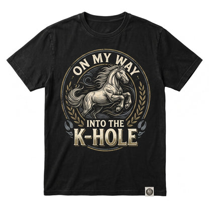 Vintage K-Hole Graphic EDM Rave Party Humor Music Festival Apparel Gift for Raver Unisex TShirt
