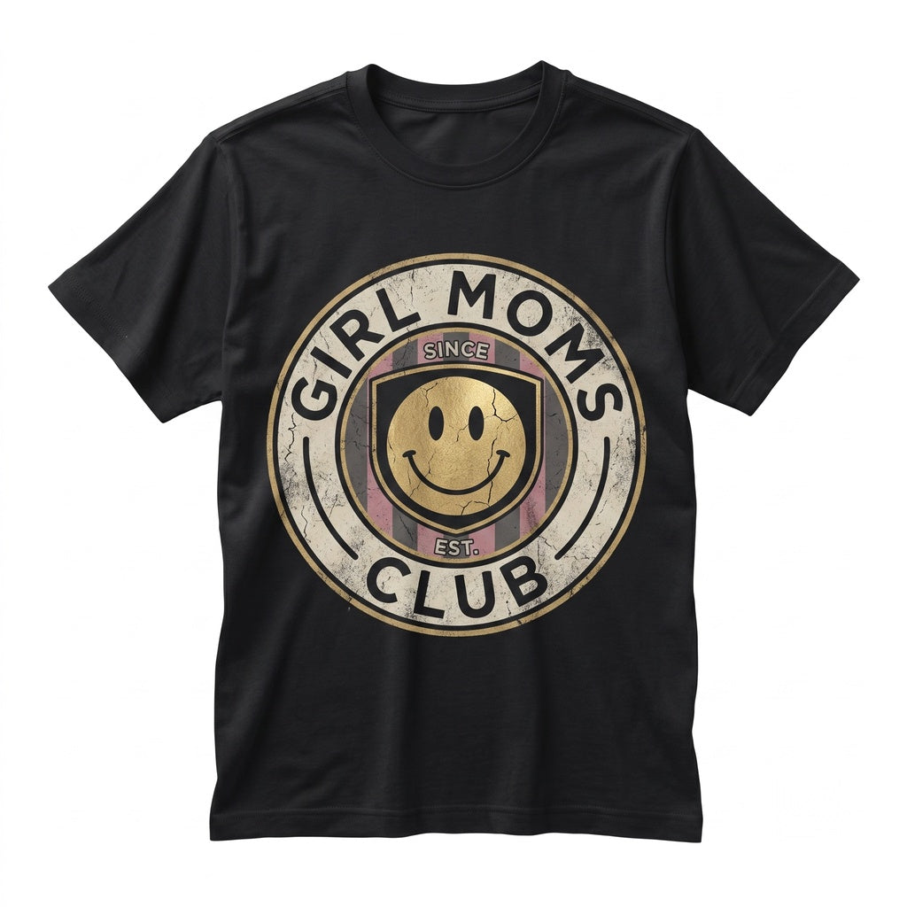 Girl Moms Club Graphic Cute Mama Daughter Aesthetic Lifestyle Mothers Day Gift Proud Top Unisex TShirt