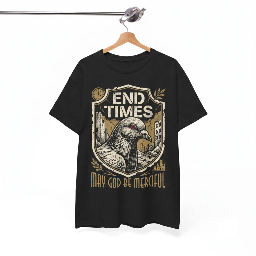 Funny Apocalyptic Bird Graphic End Times Pigeon Unisex TShirt