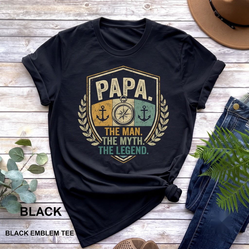Papa The Man The Myth The Legend Fathers Day Gift Unisex TShirt
