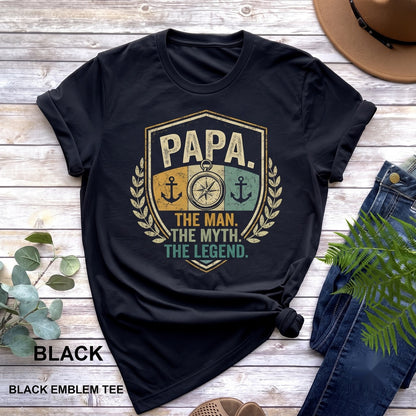 Papa The Man The Myth The Legend Fathers Day Gift Unisex TShirt