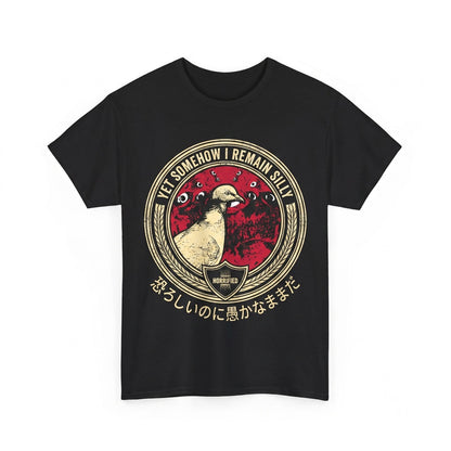 Funny Shocked Bird Graphic Cotton Short Sleeve Apparel Unisex TShirt