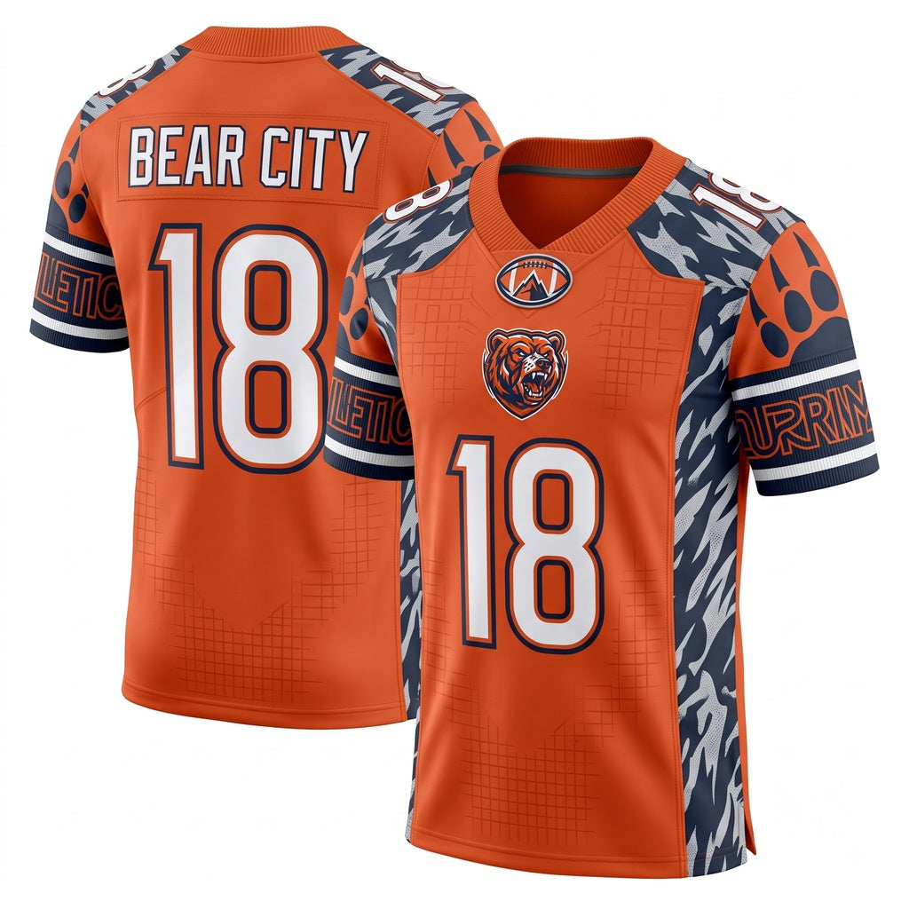 Unisex Football Fan Jersey - Breathable Mesh Stitched Athletic Game Day Shirt