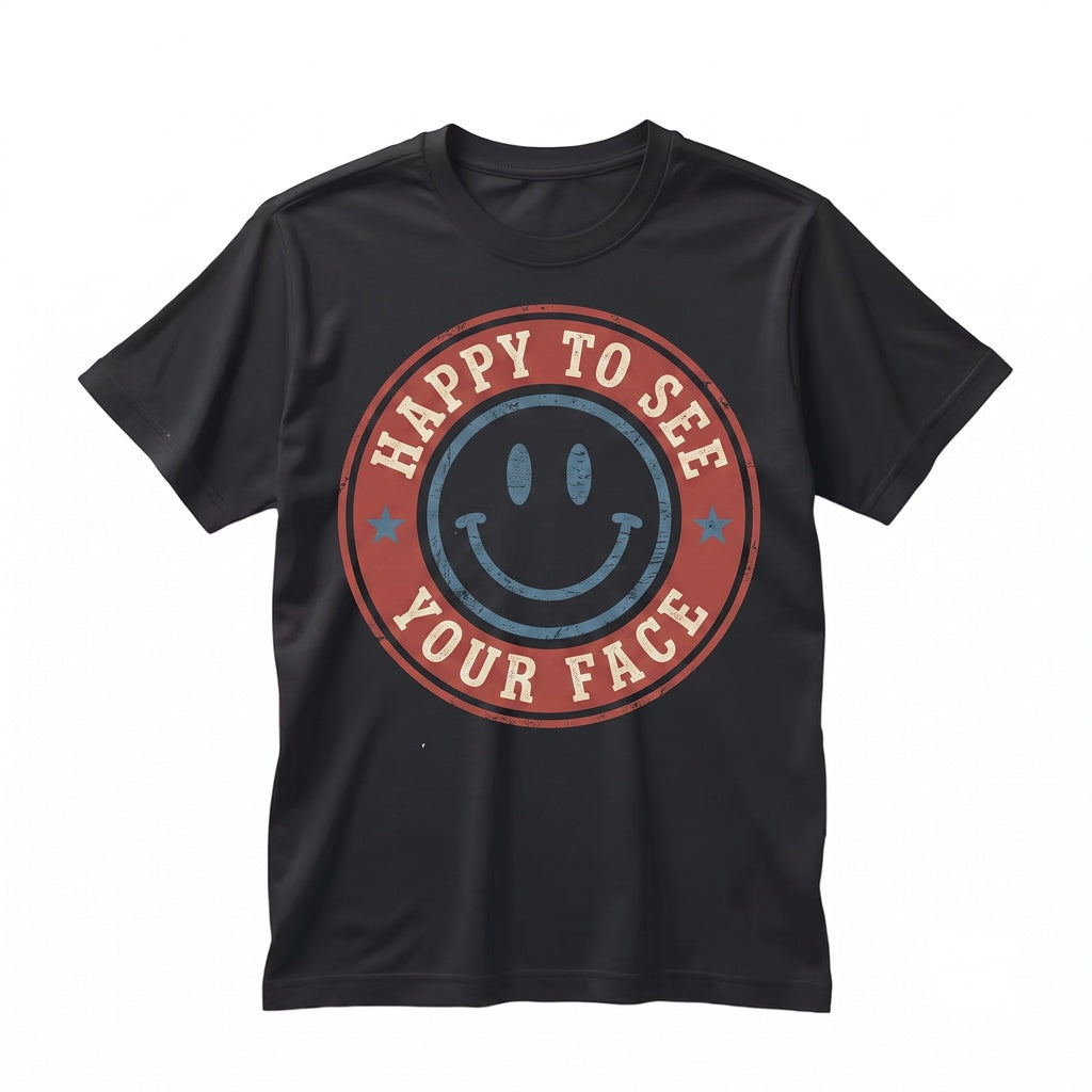 Happy to See Your Face Teacher Appreciation Back School Gift Unisex TShirt