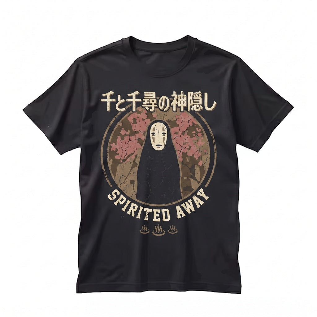Retro Japanese Anime Movie No Face Graphic Art Unisex TShirt