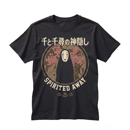 Retro Japanese Anime Movie No Face Graphic Art Unisex TShirt