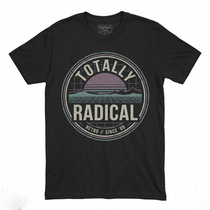 Totally Rad 80s Vintage Retro Graphic Cotton Short Sleeve Apparel for Men Women Unisex TShirt