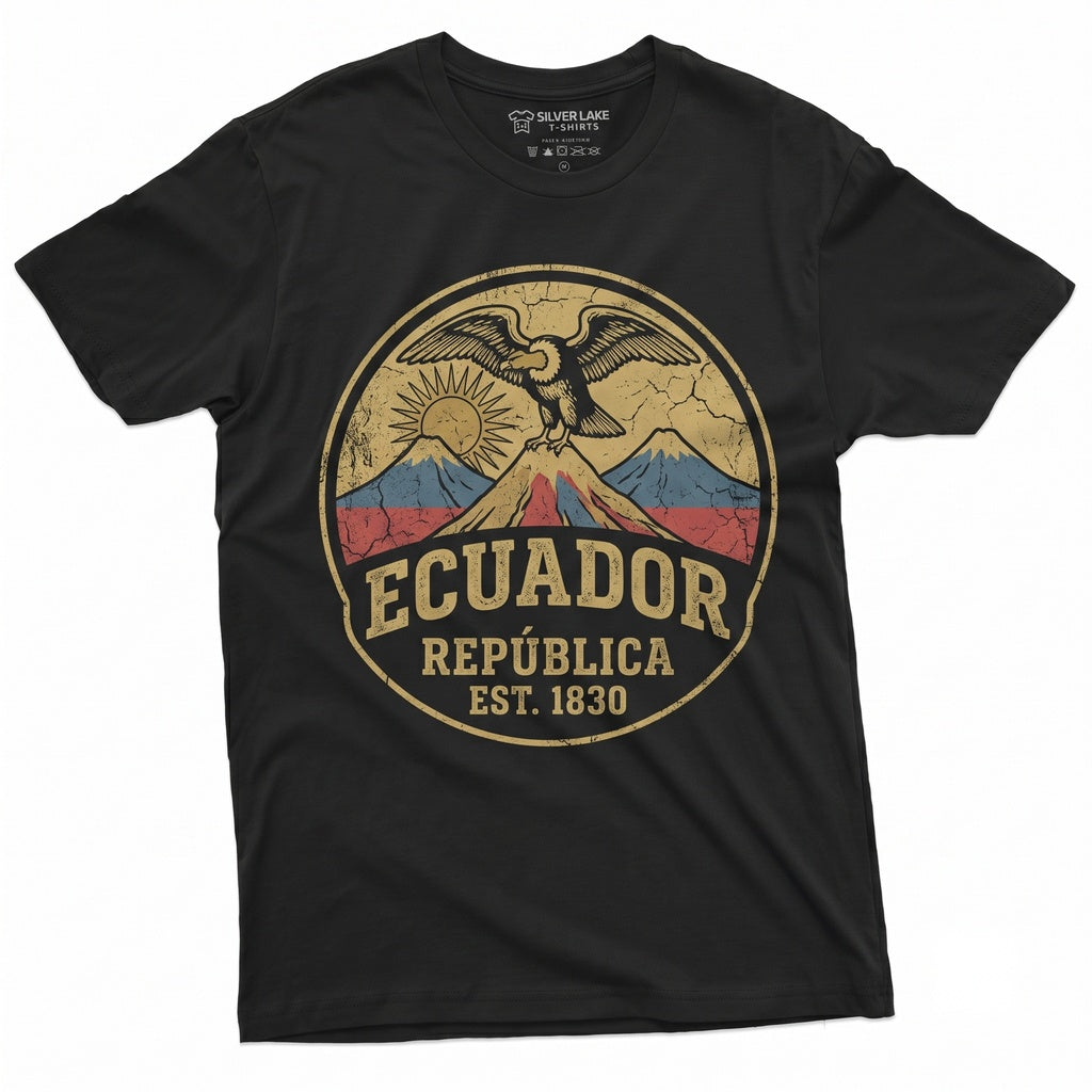 Ecuadorian Flag Patriotic Pride Heritage Souvenir Gift Unisex TShirt