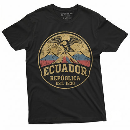 Ecuadorian Flag Patriotic Pride Heritage Souvenir Gift Unisex TShirt