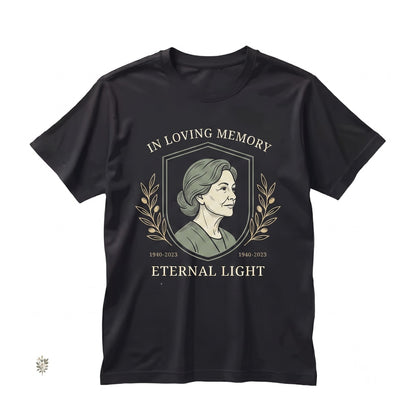Custom Memorial Graphic Picture Tribute Apparel, Personalized Funeral Remembrance Gift for Pets & Deceased Loved Ones Unisex