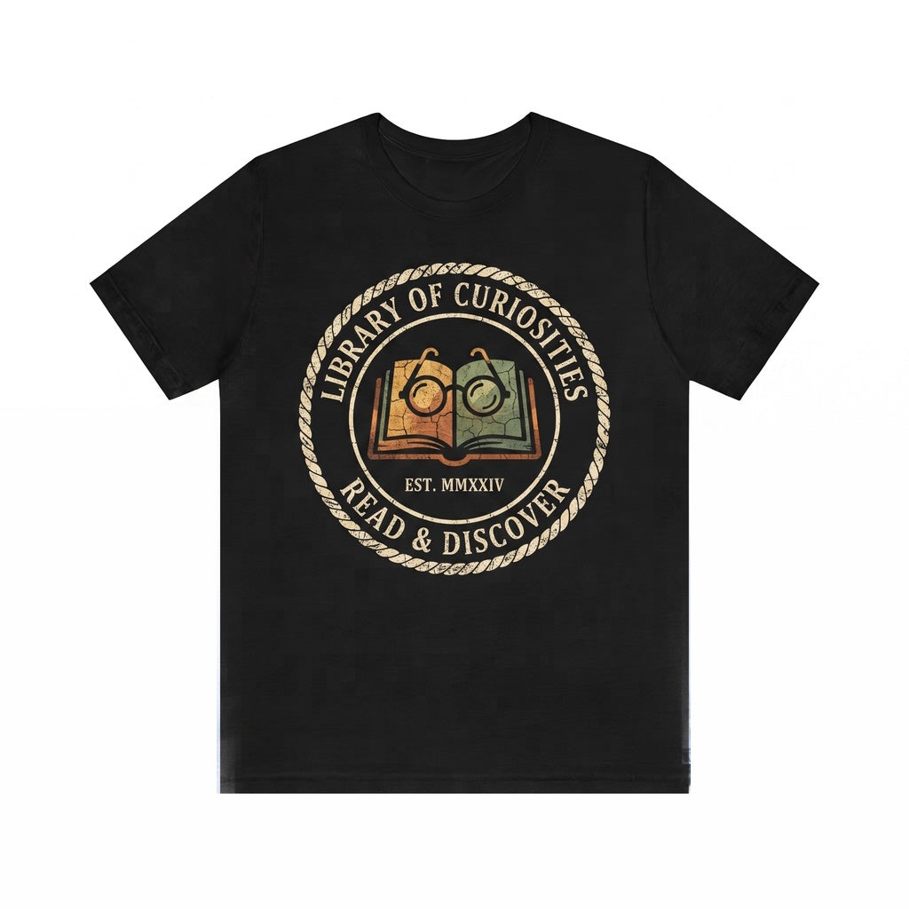 Bookworm Cute Reading Retro Librarian Bookish Apparel Graphic Gift Unisex TShirt