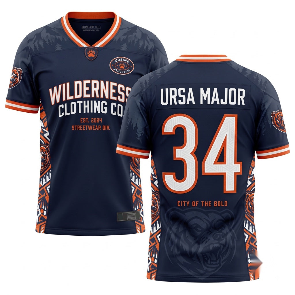Unisex Stitched Football Fan Jersey - Breathable Lightweight Game Day Athletic Wear