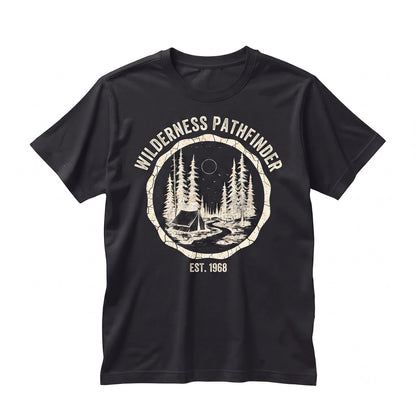 Vintage Nature Forest Camping Outdoor Graphic Apparel Unisex TShirt